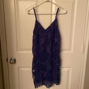 Express blue summer dress